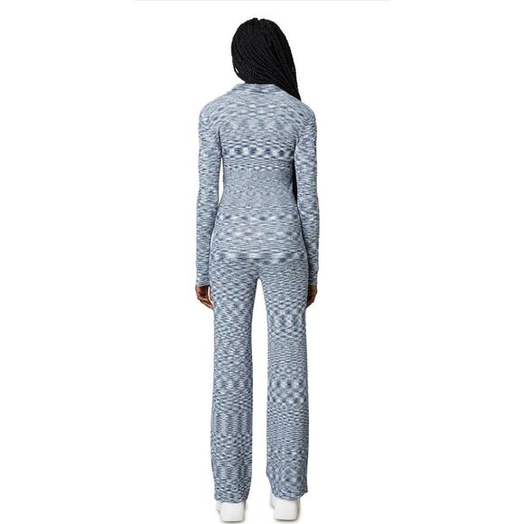 Nia Women's Willow Sweater Pants Size Flare leg Small in Marine color Comfycore - Picture 2 of 8